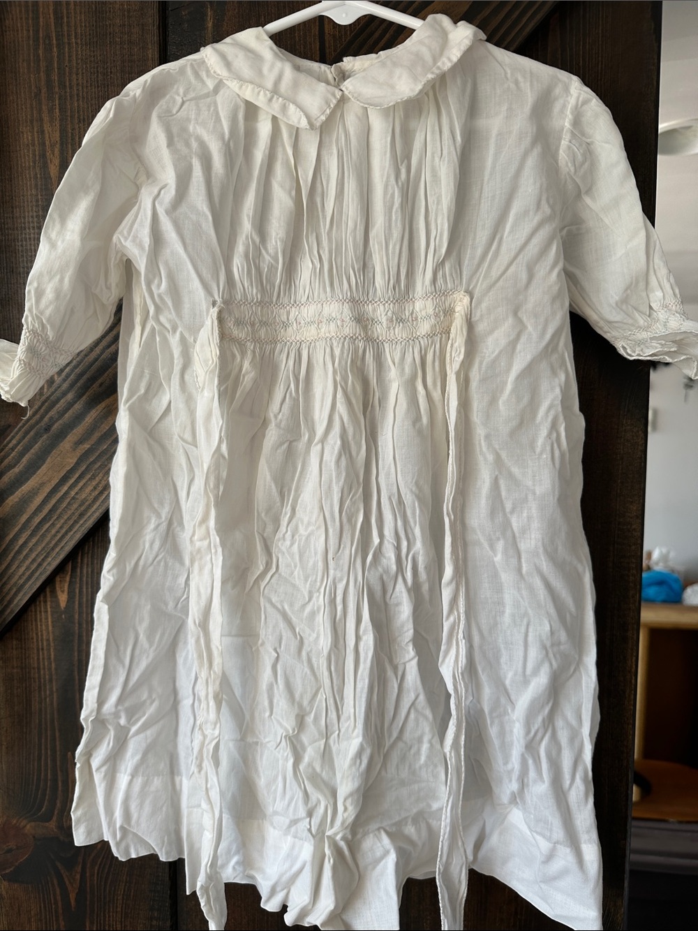 Vintage Classic White Kids Dress - White